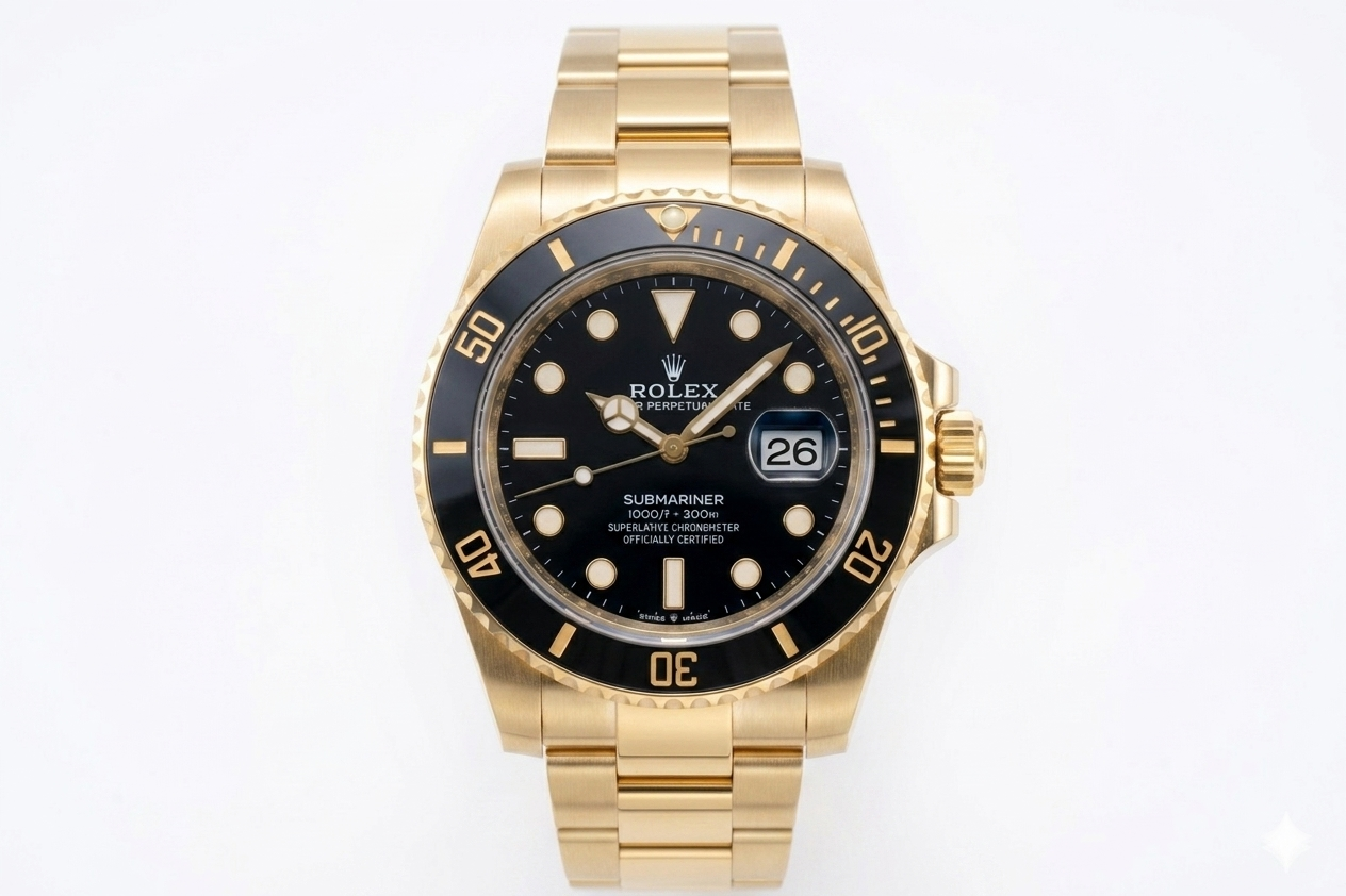 Submariner 41mm Black and Gold