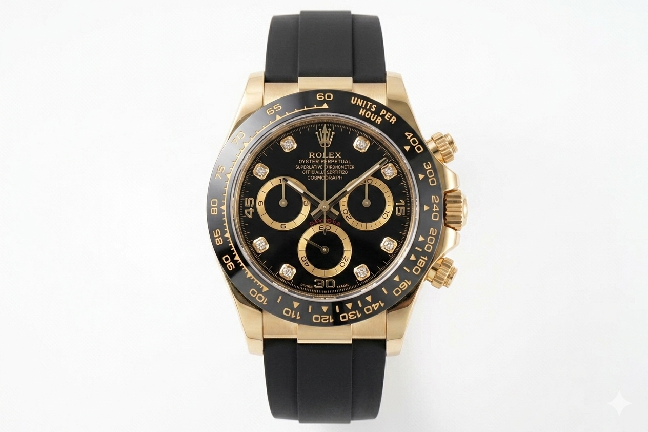 Rolex Cosmograph Daytona Rose Gold with Black Dial