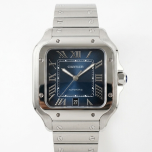 Cartier Santos Large Blue Dial