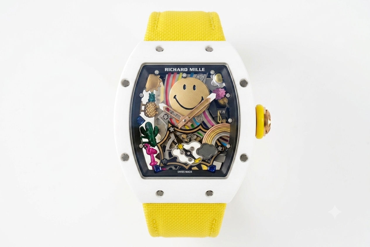 Richard Mille RM88 Smiley White Ceramic