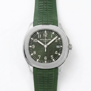 Patek Philippe Aquanaut 5168G Green Dial Rubber Strap