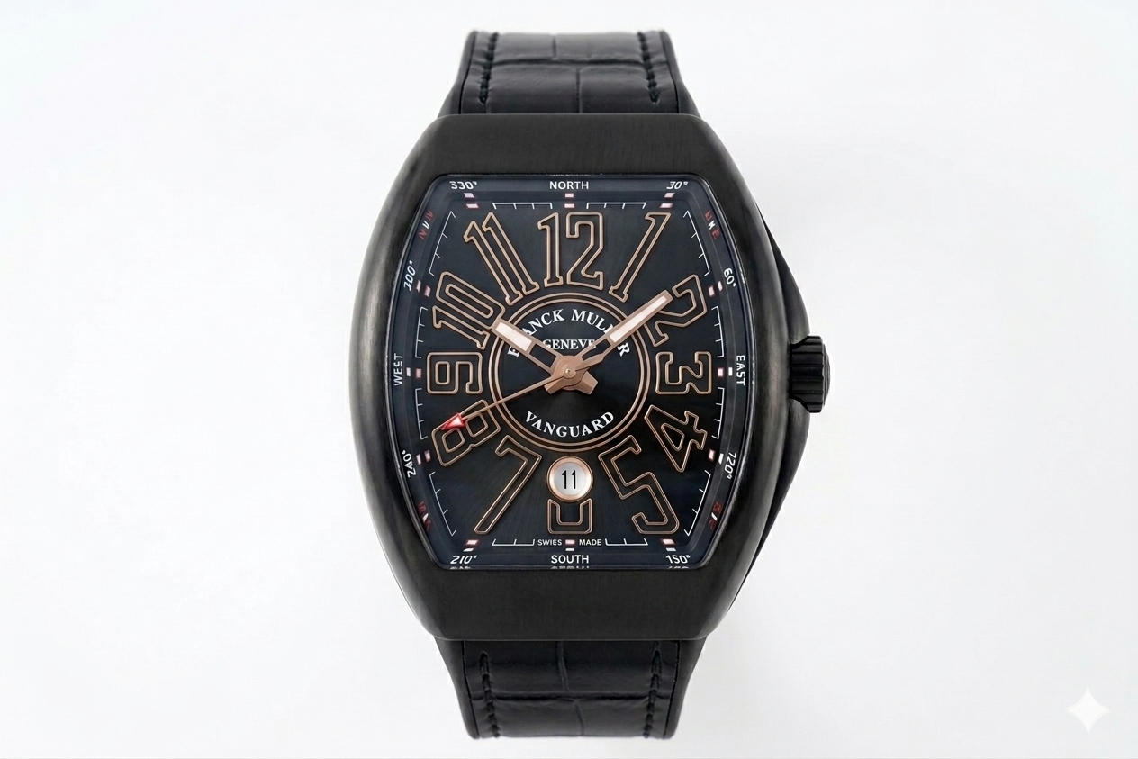 Franck Muller Vanguard V45 SC YACHT CR NR BL – Black Yachting Chronograph