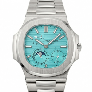 Patek Philippe Nautilus 5712R Tiffany Blue Dial Integrated Bracelet