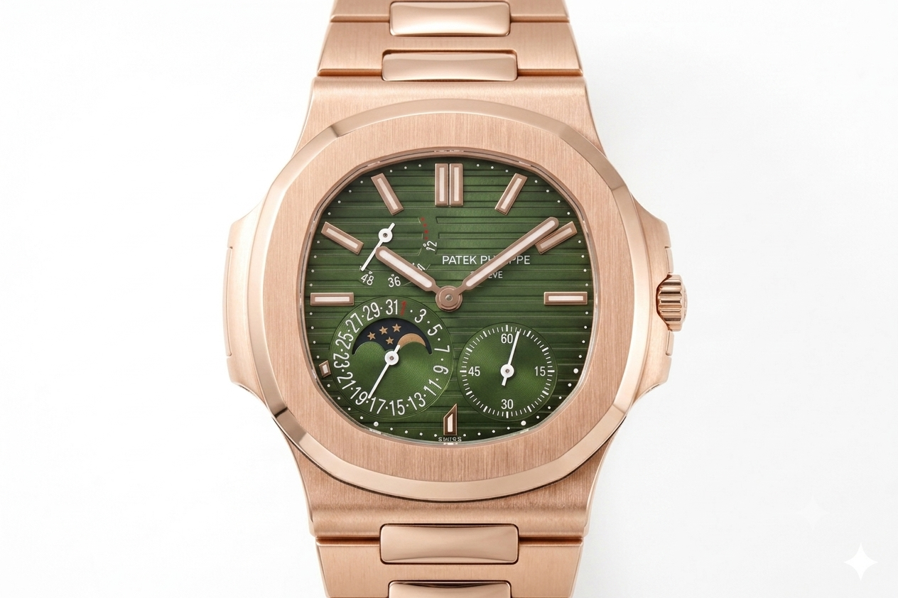 Patek Philippe Nautilus 5712 Rose Gold Green Dial