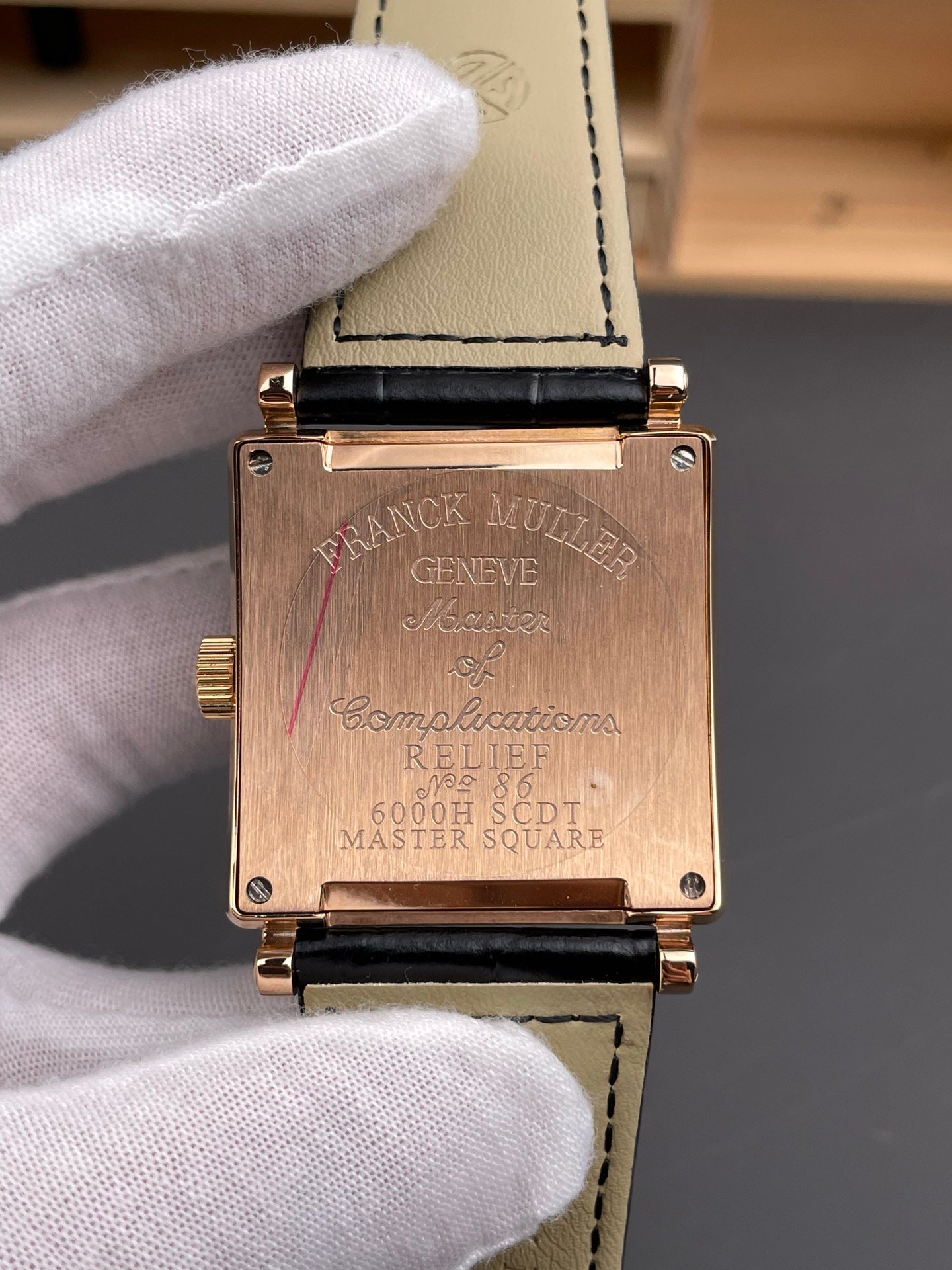 Franck Muller Long Island 6000H Rose Gold Full Diamond - Image 5