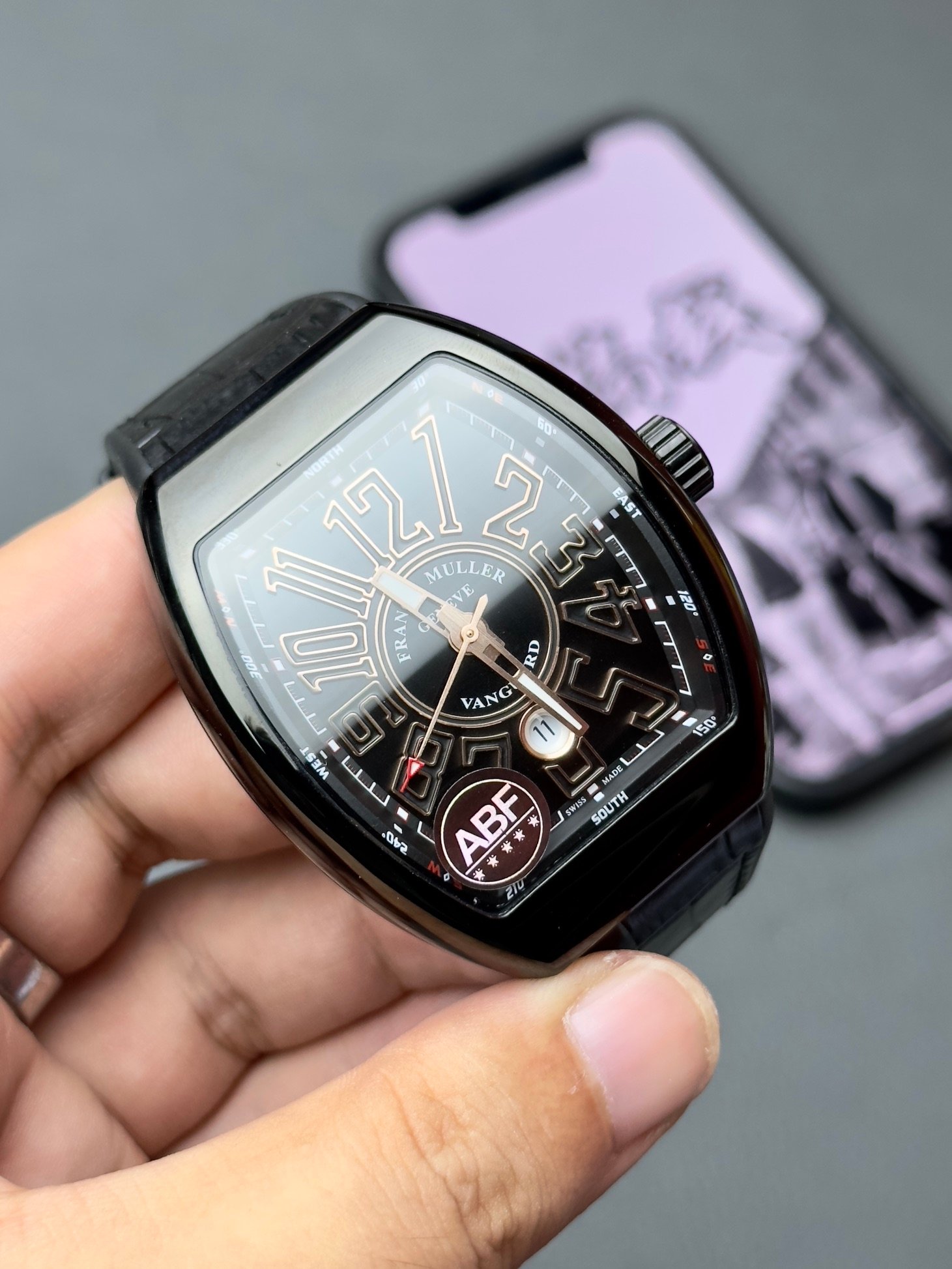 Franck Muller Vanguard V45 SC YACHT CR NR BL – Black Yachting Chronograph - Image 2