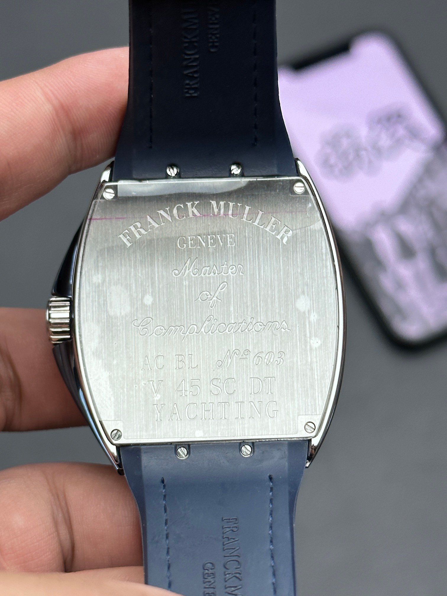 Franck Muller Vanguard V45 SC DT Yachting – Blue Dial - Image 4