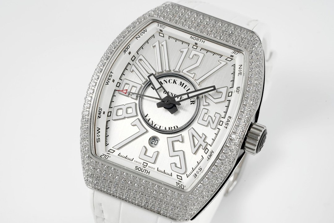 Franck Muller Vanguard V45 SC DT DCD YACHTING – White Diamond Dial - Image 2