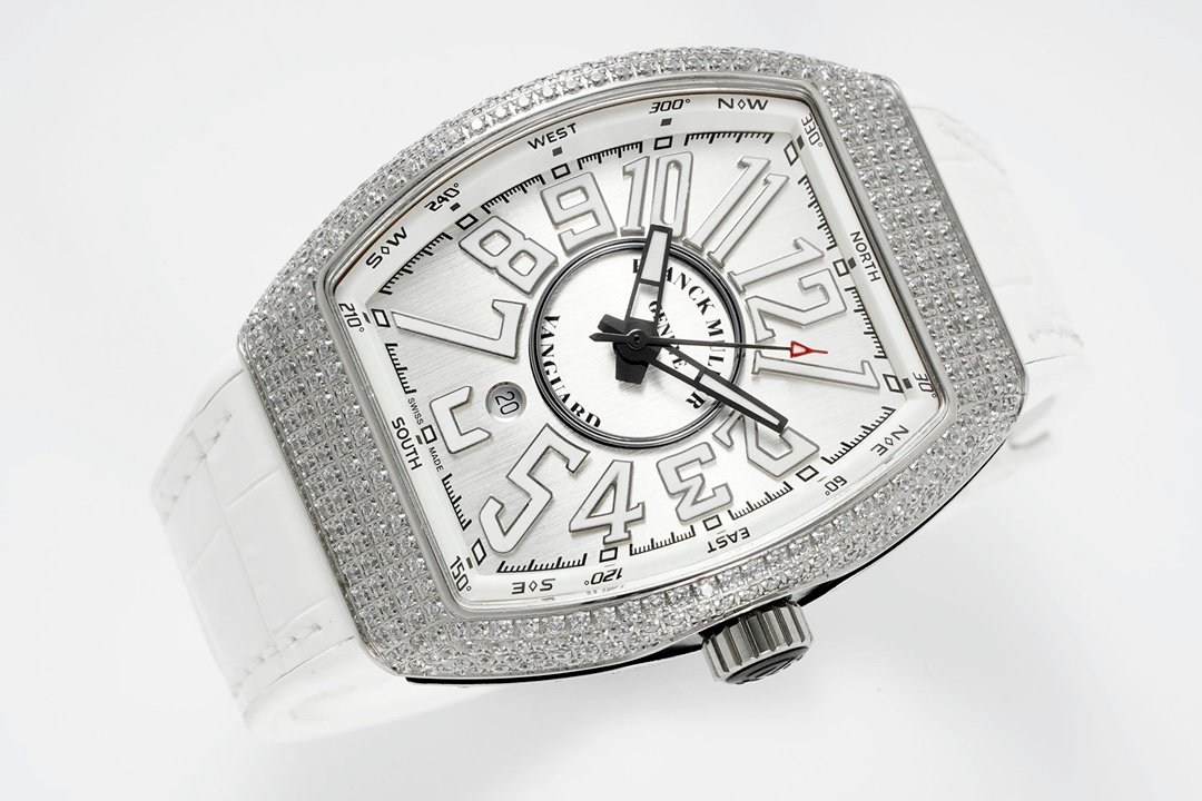 Franck Muller Vanguard V45 SC DT DCD YACHTING – White Diamond Dial - Image 4