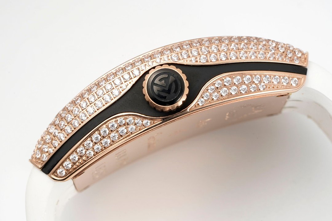 Franck Muller Vanguard V45 SC DT DCD YACHTING – Rose Gold Full Diamond - Image 7