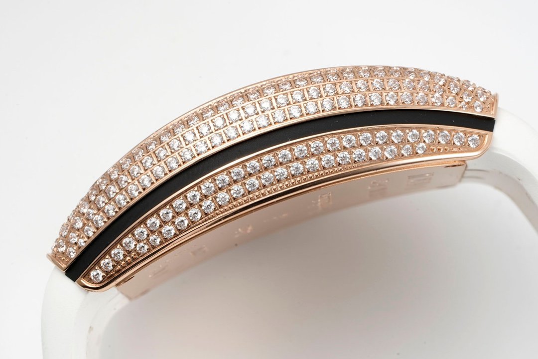Franck Muller Vanguard V45 SC DT DCD YACHTING – Rose Gold Full Diamond - Image 8