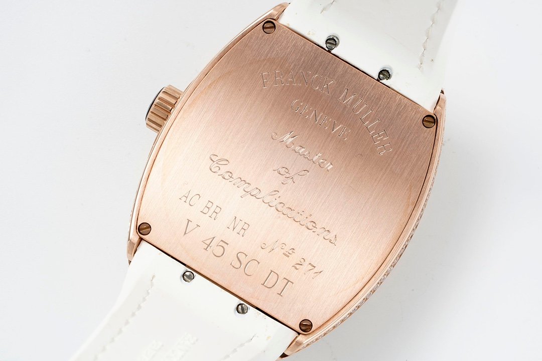 Franck Muller Vanguard V45 SC DT DCD YACHTING – Rose Gold Full Diamond - Image 9