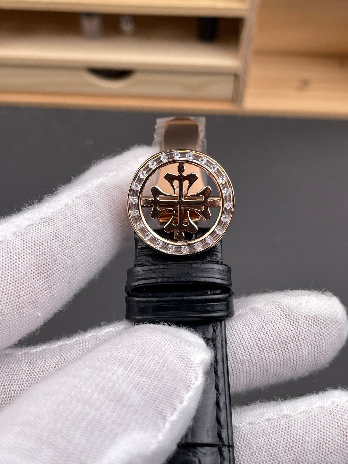 Patek Philippe Celestial 6104R Sky Chart Diamond Bezel Build - Image 5
