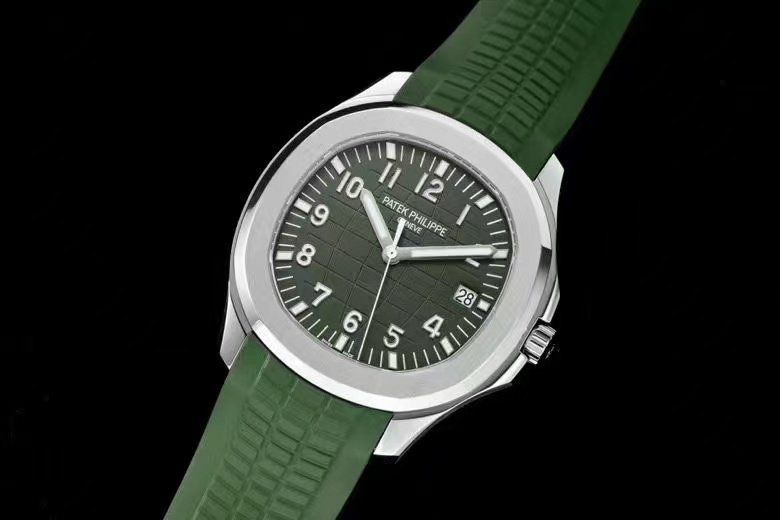 Patek Philippe Aquanaut 5168G Green Dial Rubber Strap - Image 3