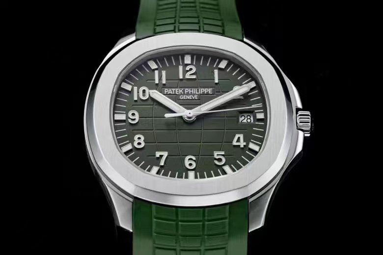 Patek Philippe Aquanaut 5168G Green Dial Rubber Strap - Image 2