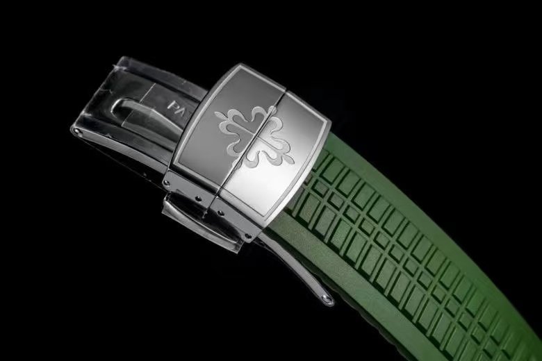 Patek Philippe Aquanaut 5168G Green Dial Rubber Strap - Image 7